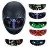 Fashion Skull Removable Motorcycle Bike Helmet Visor Decals Lens Sticker Decor