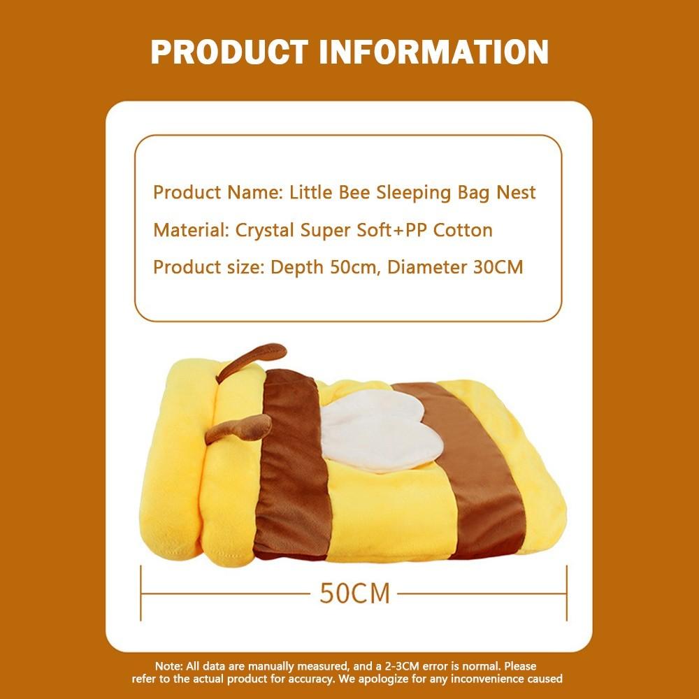 New High Quality Honey Pot Cave Cat Sleeping Bag Cold-proof Soft Honey-filled Cat Bed Wrap-around Comfortable Pet Cat Bed