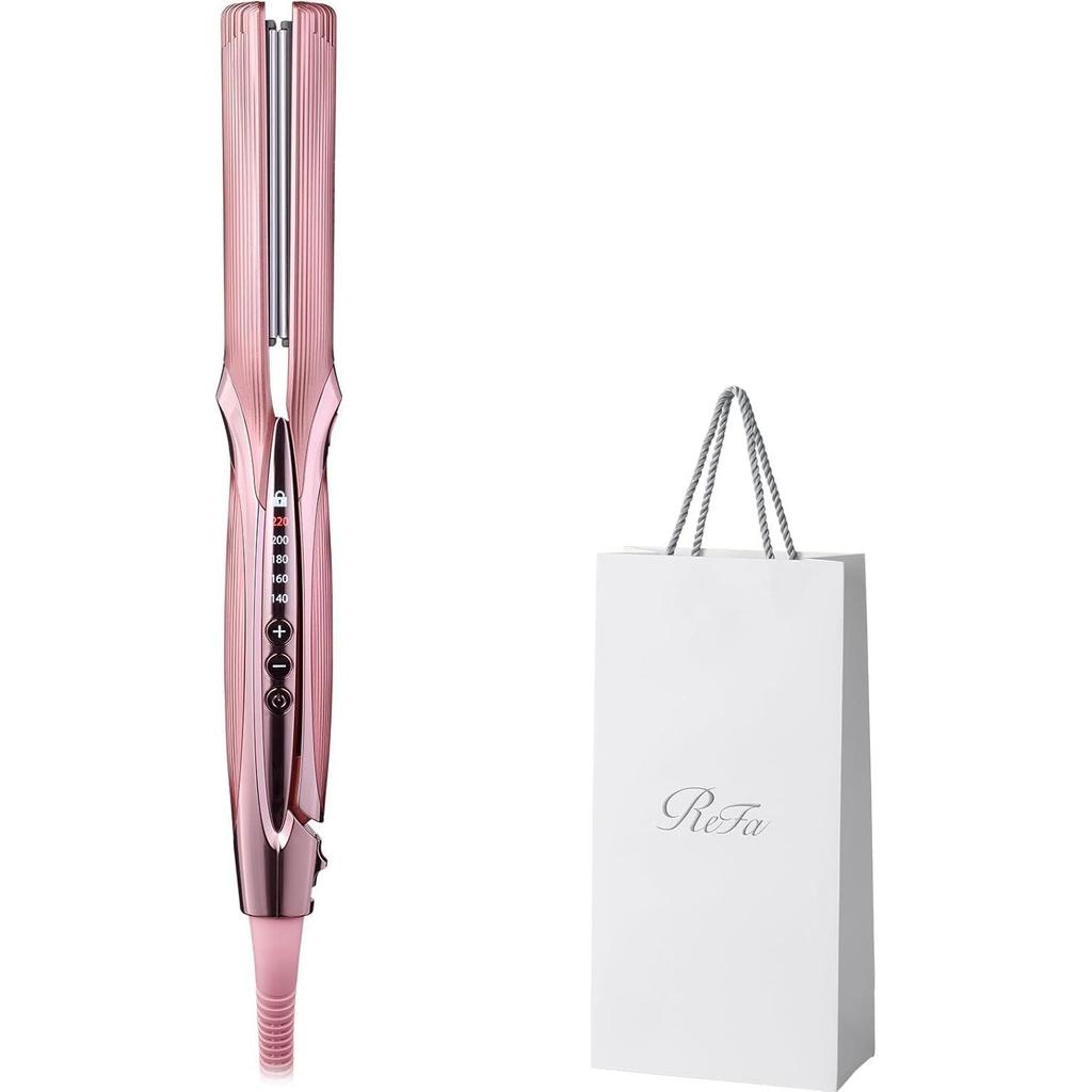ReFa STRAIGHT IRON PRO (розовый) В комплект входит путеводитель по прическам и сумка для покупок.