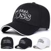 Кепка бейсболка с вышивкой Letter BOSS Мужская и женская регулируемая уличная хлопковая шляпа Модные повседневные дорожные шляпы Хип-хоп кепки