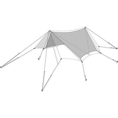        Snow Peak Takibi Tarp Octa Inner Roof Tp 430 1 [наружный тентовый брезент]