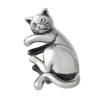 Sync Note by Dr. Monroe Cat Ear Cuff (1 Piece) for Left Ear, Women's, 925 Sterling Silver, Cat Design