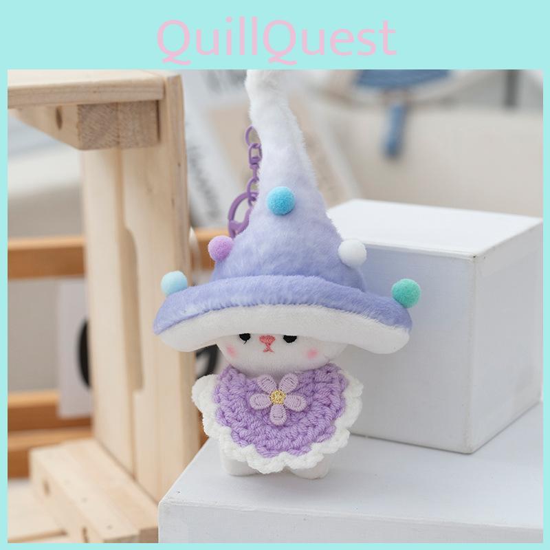 Плюшевая игрушка Гриб Брелок Подвеска для рюкзака Хлопковая набивная кукла Подарок Детям