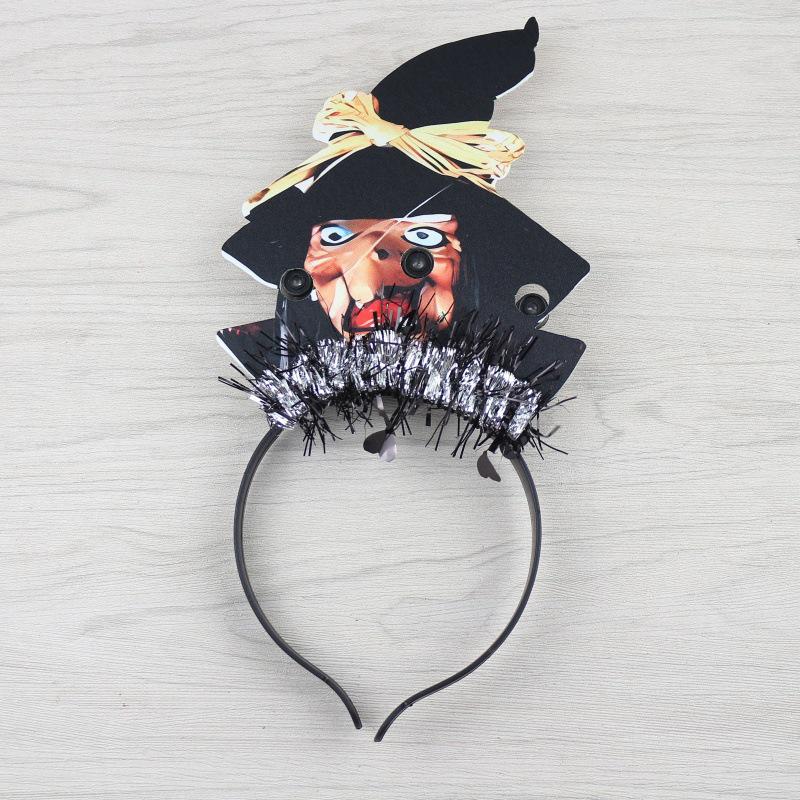 Luminous Halloween Pumpkin & Horn Headband for Kids & Adults
