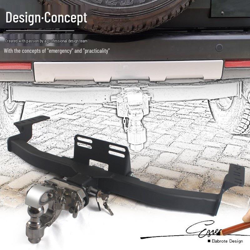 Toyota FJ Cruiser Prado Модифицированный Крюк для Буксировки Прицепа Кронштейн Голова Тигра