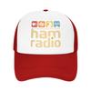 Ham Radio Operator Amateur Radio Trucker Hat For Men Women Summer Breathable Mesh Side Sun Hats Caps For Casual Headwear