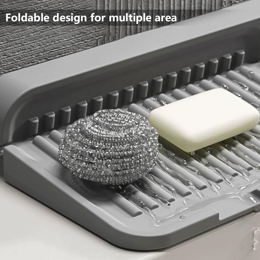 Новый коврик для смесителя 2024 года для кухонной раковины, брызговик, силиконовый дренажный коврик, быстросохнущий, каменный поднос для раковины для столешницы, сушилка