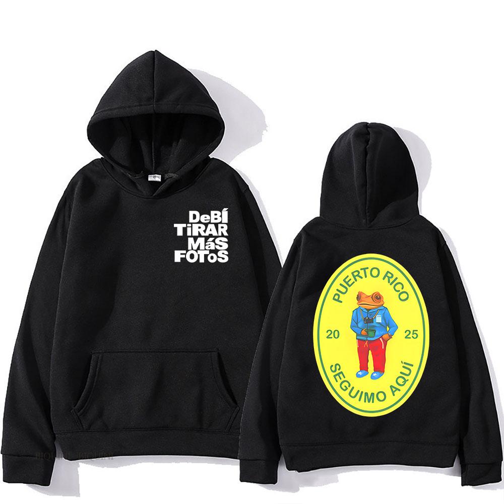 Debí Tirar Más Fotos Album 2025 Hoodies Bad Bunny DTMF Printing Sweatshirts for Men/Women Уличная одежда унисекс с длинным рукавом