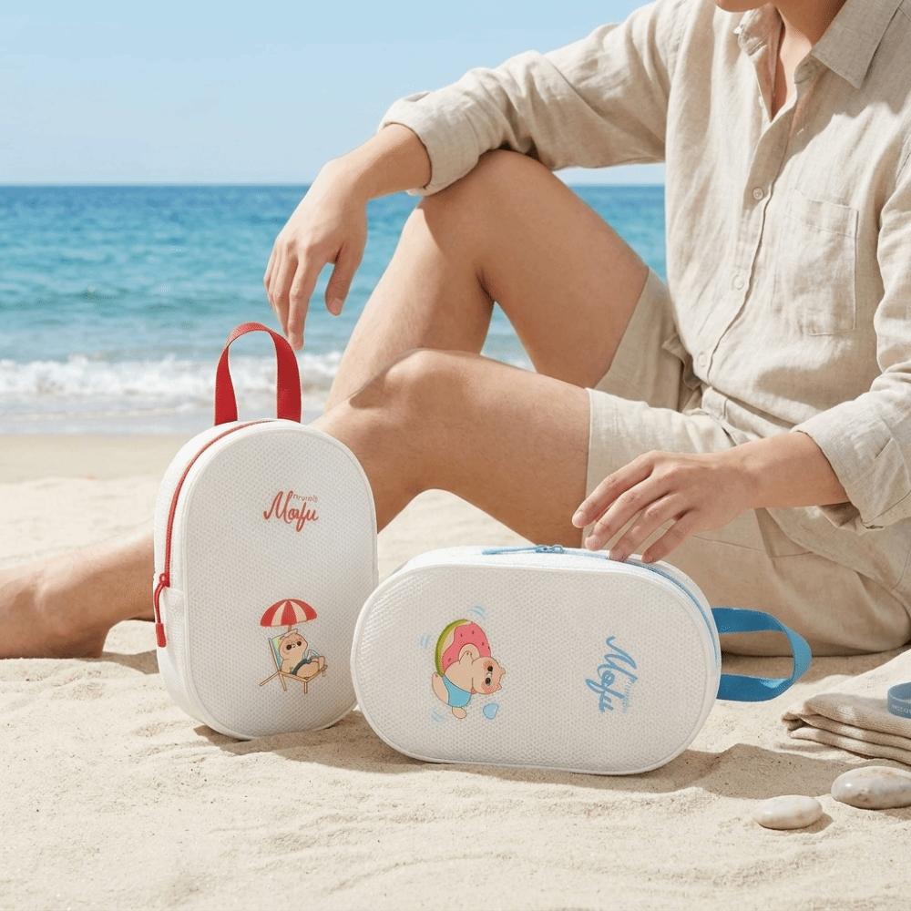 Handheld EVA Swimming Bag Waterproof Sports Beach Bag Cartoon Pattern Gym Dry Bag Women