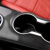 Fit For Ford Mustang 2015-2017 Carbon Fiber Interior Gear Shift Panel Cover Trim