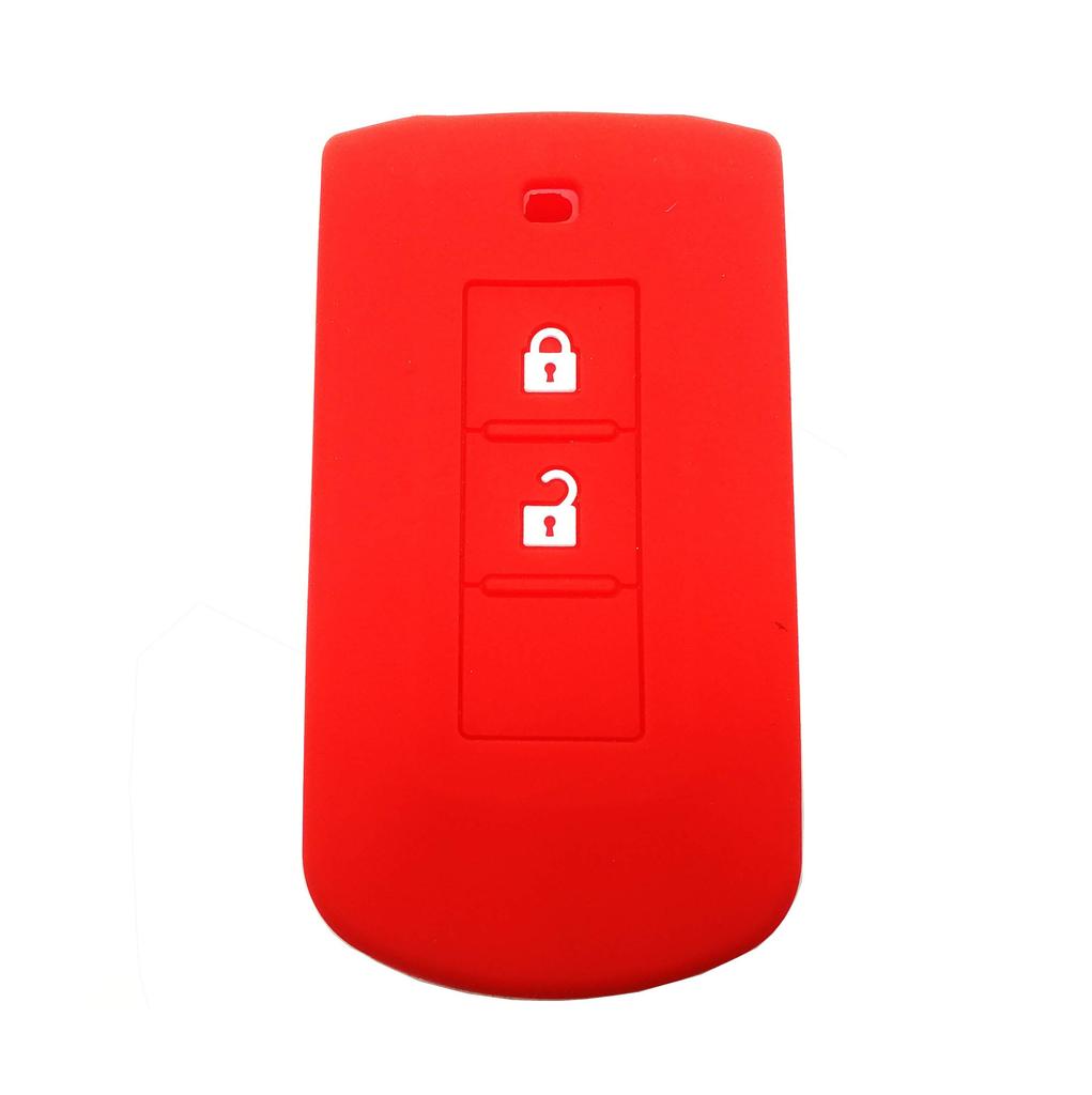 Silicone Smart Key Case for Mitsubishi Nissan 2 Buttons Outlander RVR EK Wagon Ek