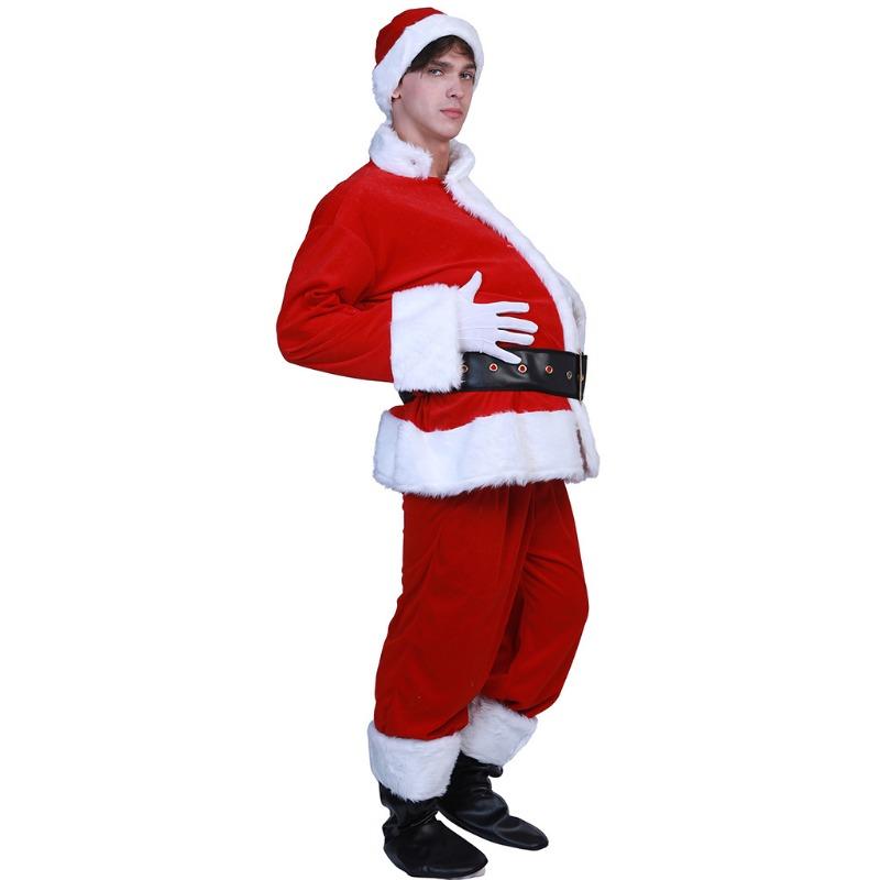 Christmas Stage Makeup Performance Accessories Costumes Men and Women Santa Claus Fake Belly Dress Up Props