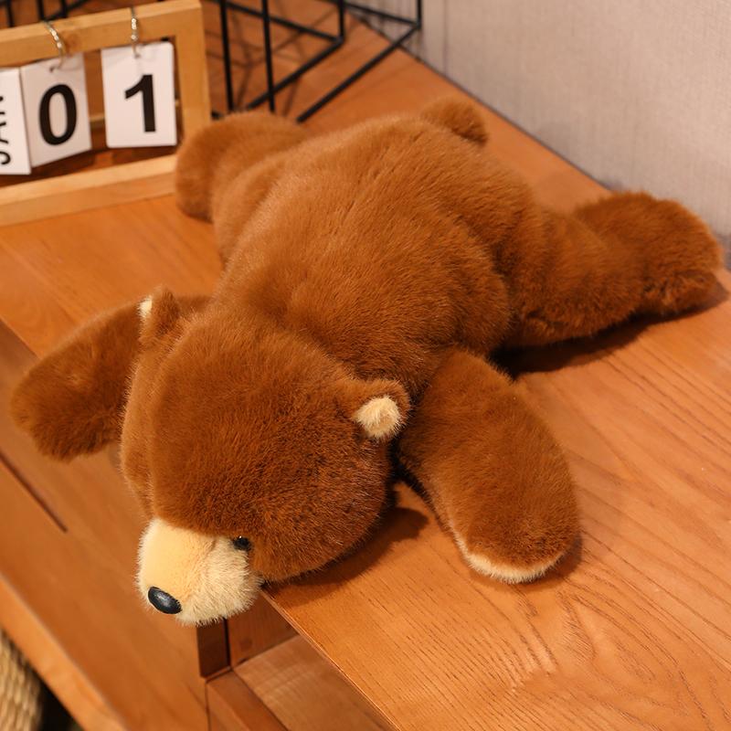 Kawaii Comfort, мягкая плюшевая подушка с животными, белый медведь, бурый медведь, панда, лежащая на подушке-кукле, украшает комнату