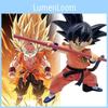 Dragon Ball Z Супер Сайян Гоку Фигурка ПВХ Коллекционная Игрушка С Посохом