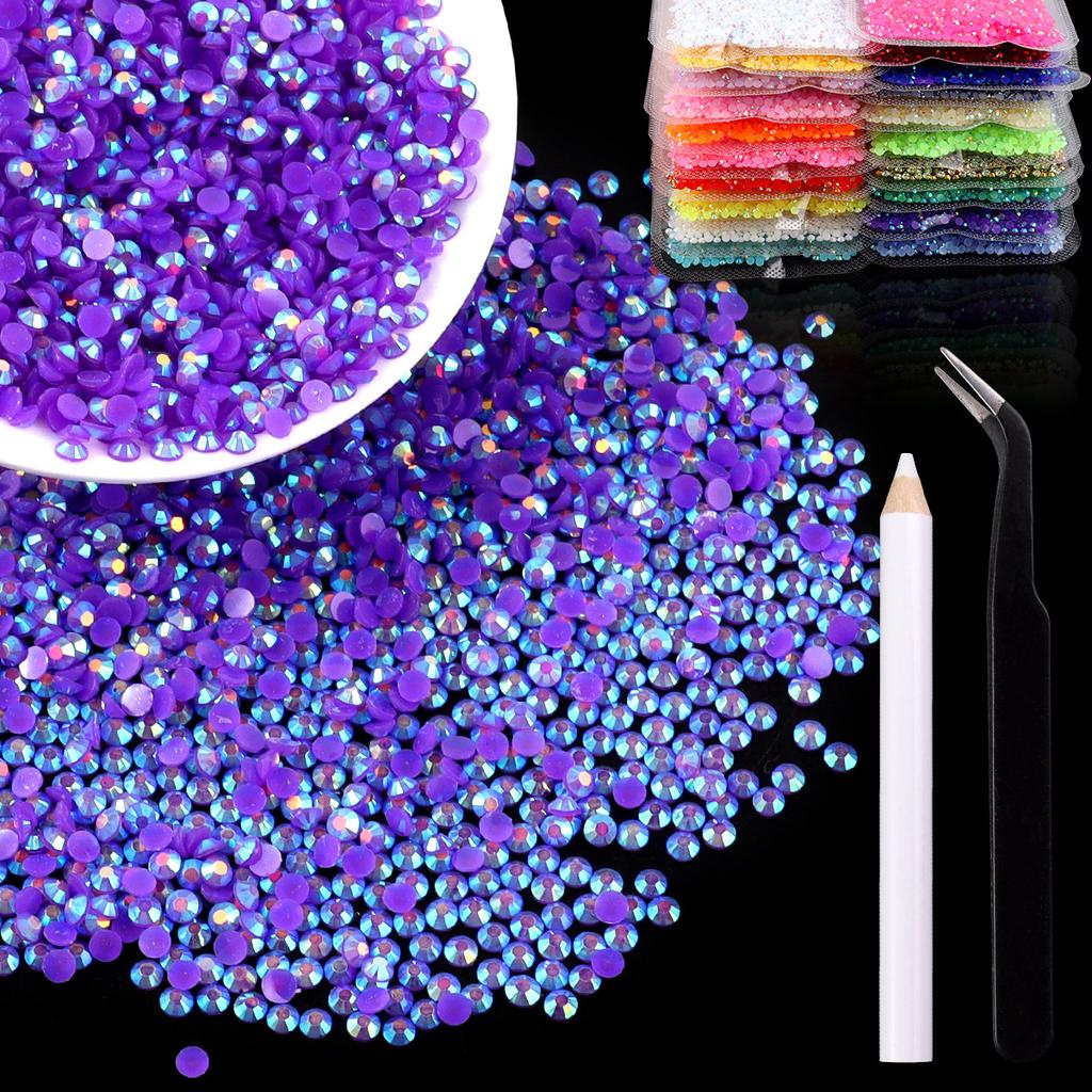 2Mm3Mm4Mm Flat Bottom Resin Drill Diy Handmade Mobile Phone Case Beauty Sticker Drill
