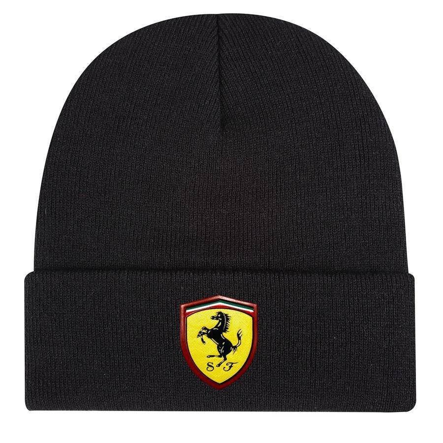 F1 Racing Team Enthusiast Men Women Casual Knitted Hat Autumn Winter Windproof Warm Cap For Ferrari F430 Stradale 458 488 599 FF JW6