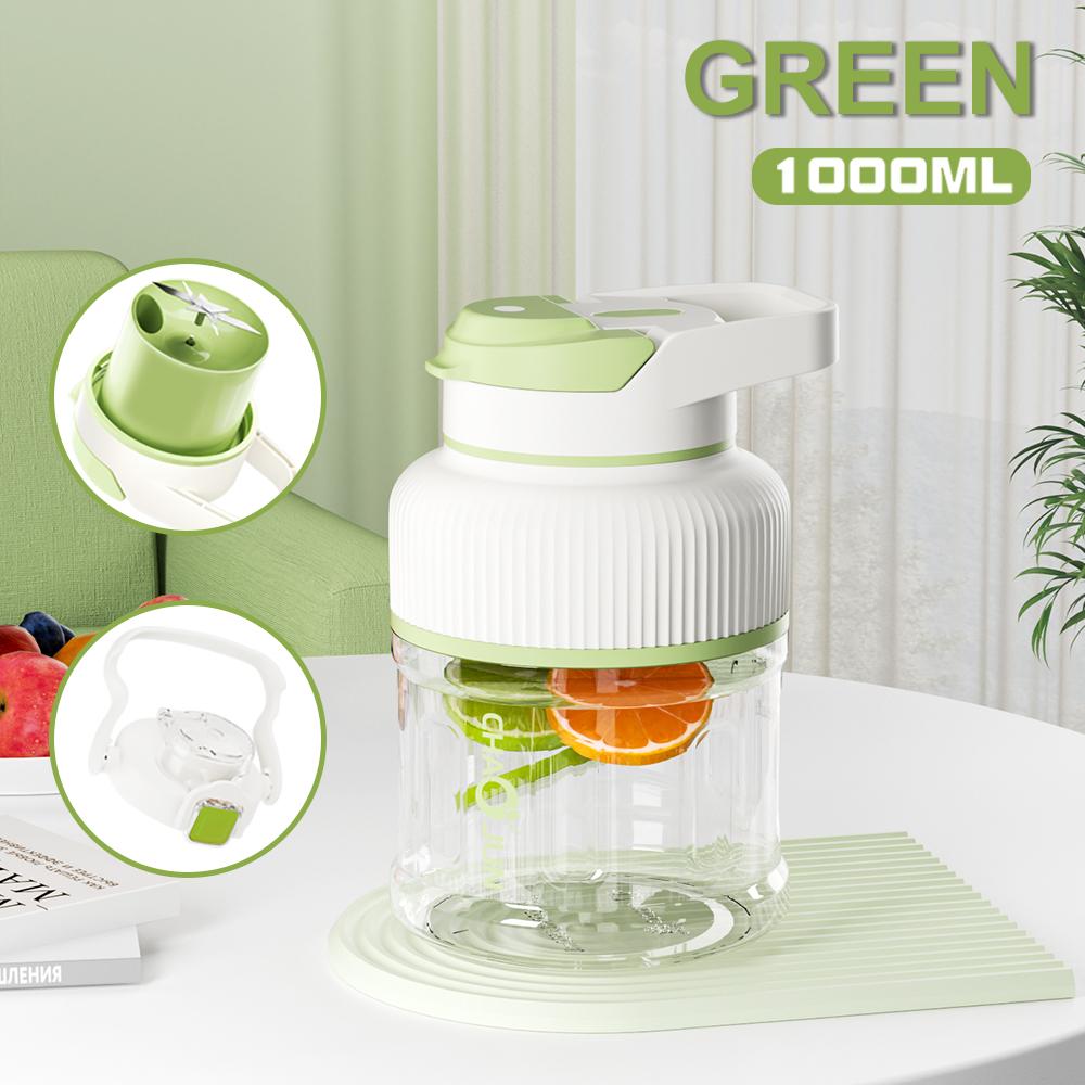 Portable Smoothie Blender Electric Fruit Juicer USB Rechargeable Fresh Juice Blender Large Capacity Smoothie Milkshake Blender