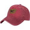 Rising Eagle Wreath Baseball Cap Distressed Denim Sun Hat Adjustable Low Profile for Unisex Women