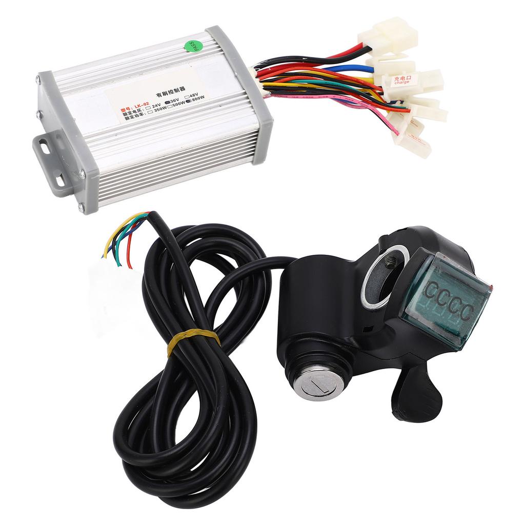 Комплект контроллера двигателя велосипеда 36 В 800 Вт с дисплеем дроссельной заслонки и чувствительным управлением, контроллер щеточного двигателя с