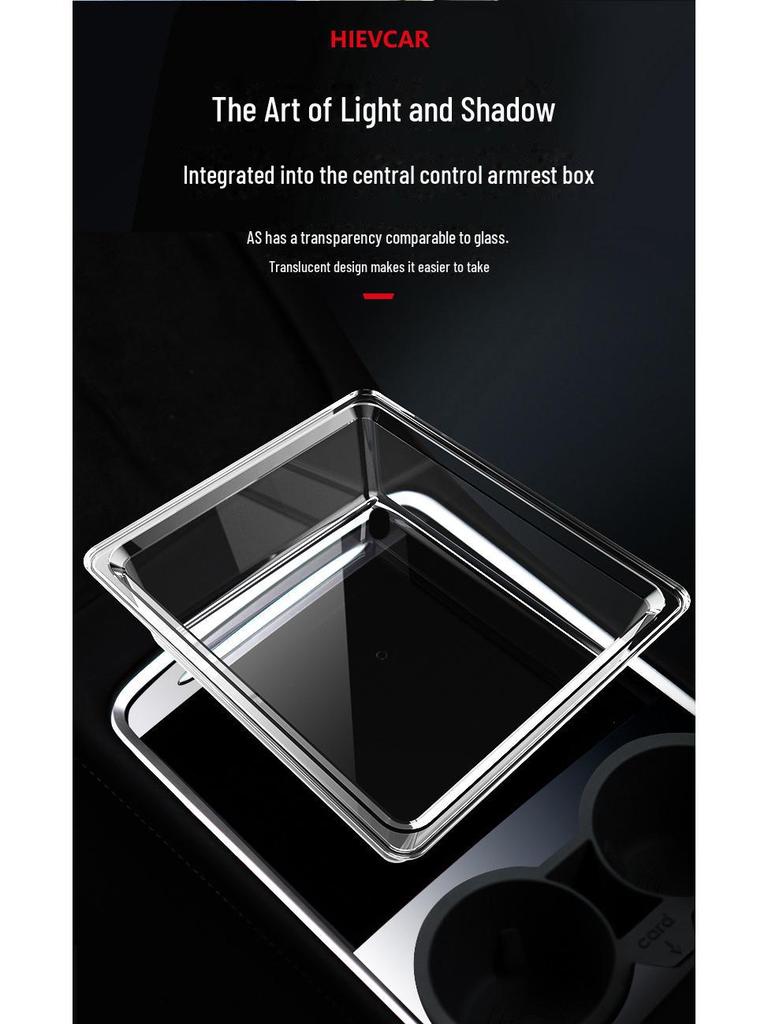 Ящик для хранения вещей в подлокотнике Tesla Model 3/Y