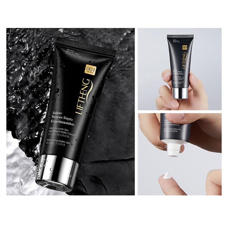 Liftheng Мужской легкий телесный крем для макияжа, увлажняющий крем для ленивой кожи, водостойкий крем для лица против пота.