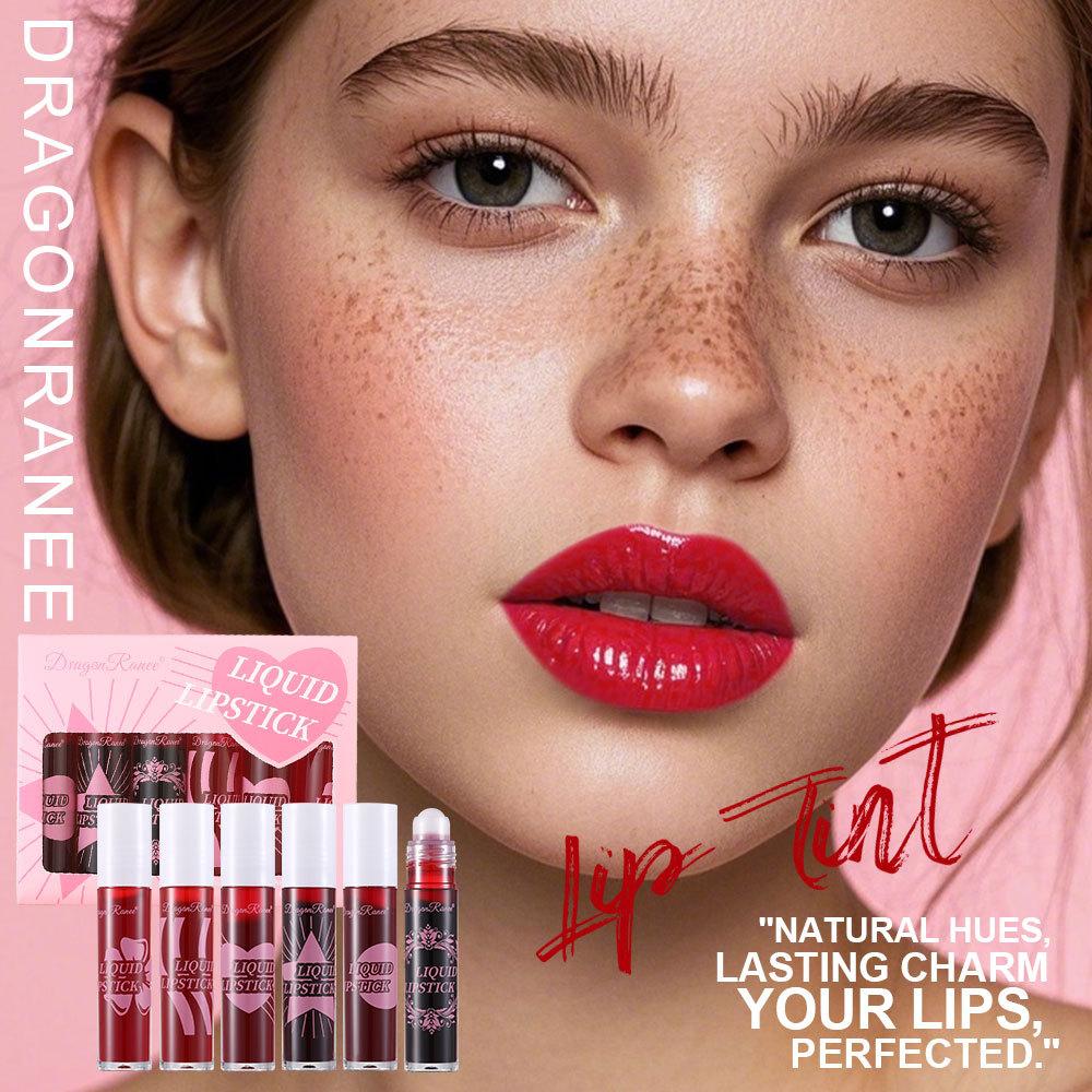 Girlish & Juicy Color Lip Tint with Moisture Essence Dye Lip Liquid, стойкое увлажнение и яркий блеск, средство для придания объема и пухлости губам для женщин