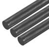 MECCANIXITY Graphite Rod, Graphite Stirring Rod Cylinder Stick Carbon Rod 305x17mm Black for Electrode, Melting Casting, Crucibles, Pack of 3