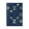 Кожаный держатель для паспорта Monogram Shadow Мужские аксессуары Темно-синий M29132