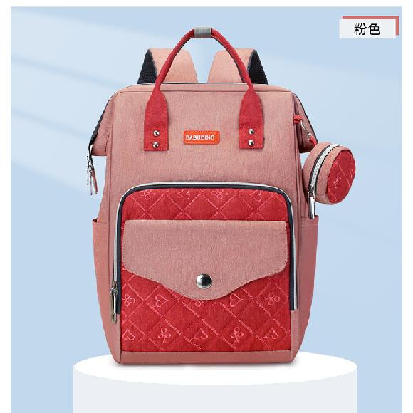 New waterproof mommy bag, large-capacity backpack, lightweight travel backpack, customizable with printing