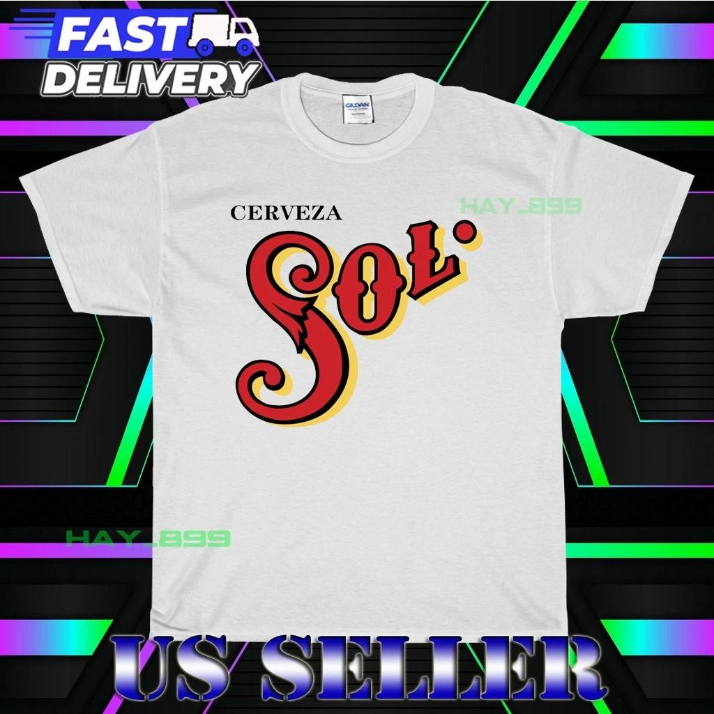 NEW SHIRT CERVEZA SOL BEER LOGO T-Shirt FUNNY AMERICAN USA UNISEX SIZE S-5XL