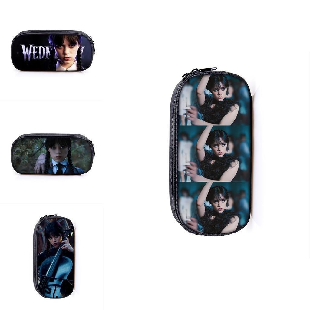 Пенал большой вместимости Среда Аддамс Семейка Аддамс - Подарок для ребенка-ученика