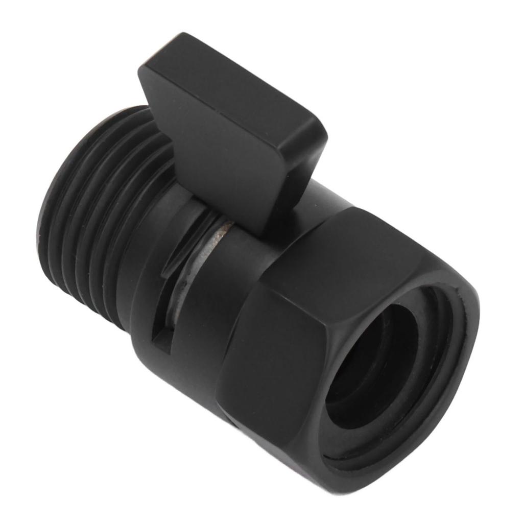 Шаровой кран G1/2 Латунный кран для регулировки воды Черный клапан для лейки душа для дома ванной комнаты