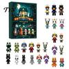 Animal Hospital Miniature Set Halloween Advent Calendar 2026, 24 Day Surprise Countdown with Creative Tabletop Display Acrylic Ornaments, Horror