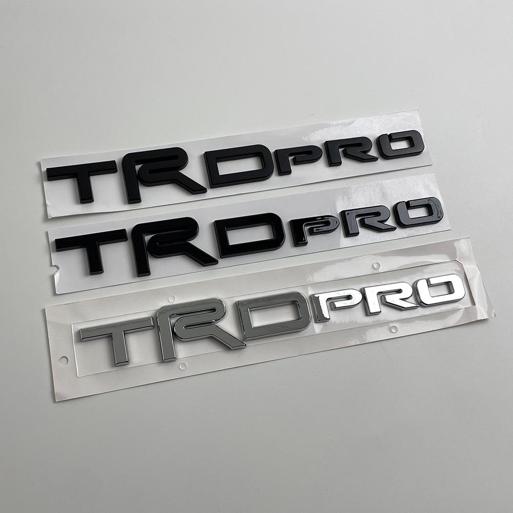 3D ABS TRD PRO Значок-наклейка на автомобиль для Toyota 4Runner Tundra Tacoma Sequoia Грузовик Внедорожник Внешний стайлинг