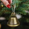 Christmas Bells 20 Pieces Holiday Tree Decor Rustic Christmas Bells for Tree Door Wreath Wedding Holiday Church Outdoor Party