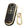 FRACTAL CREATION Mazda Key Cover with Carabiner Buckle TPU Material Key Case Compatible with