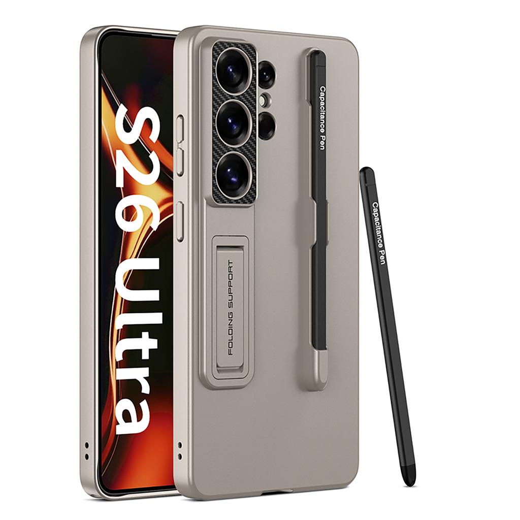 GKK For Samsung Galaxy S26 Ultra Case Slim Kickstand PC Phone Back Cover with Stylus