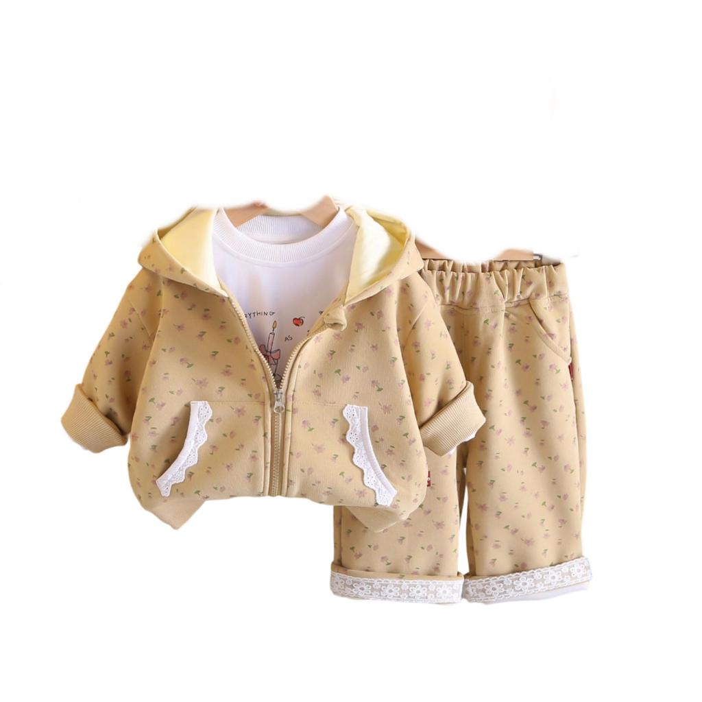 Kids Casual Long-Sleeve Set, Comfortable Daily Wear Outfits