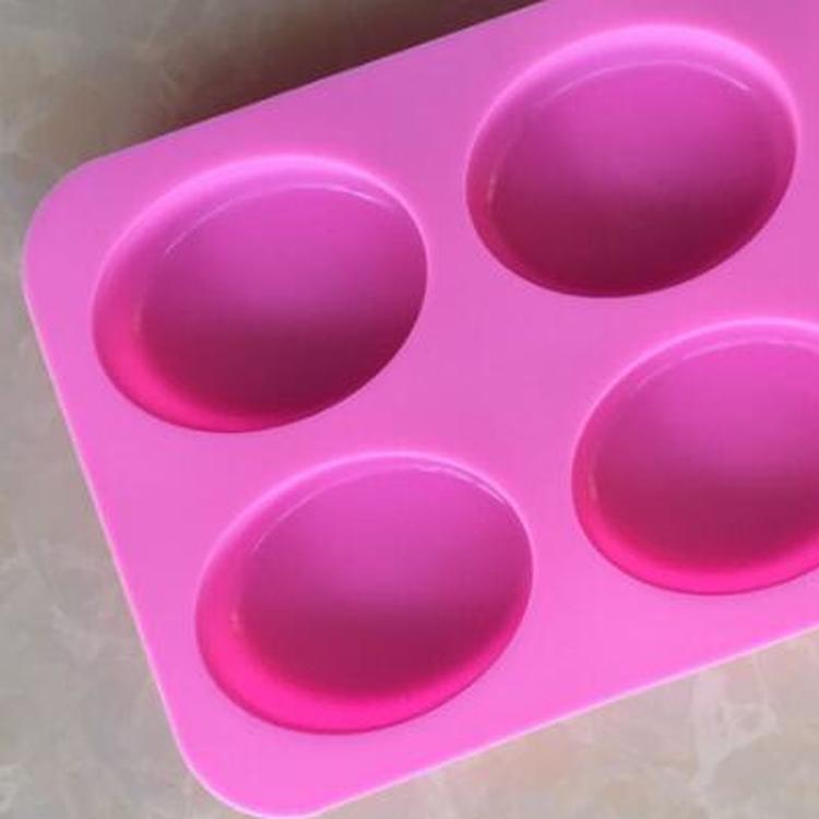 6 больших овальных силиконовых форм для торта, форма для мыла ручной работы, форма для холодного мыла, форма для ароматических свечей, сделай сам