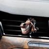 2D Милый Конь с Большим Ртом Автомобильный Зажим для Вентиляционного Отверстия Автомобильный Освежитель Воздуха Выход Вентиляционного Отверстия Ароматерапевтический Клип Украшение Салона Автомобиля Игрушки
