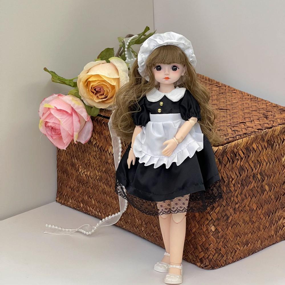 Длинные волосы 30 см BJD кукла с одеждой Привлекательные глаза Принцесса Макияж Шарнирная кукла Девочка Подарок