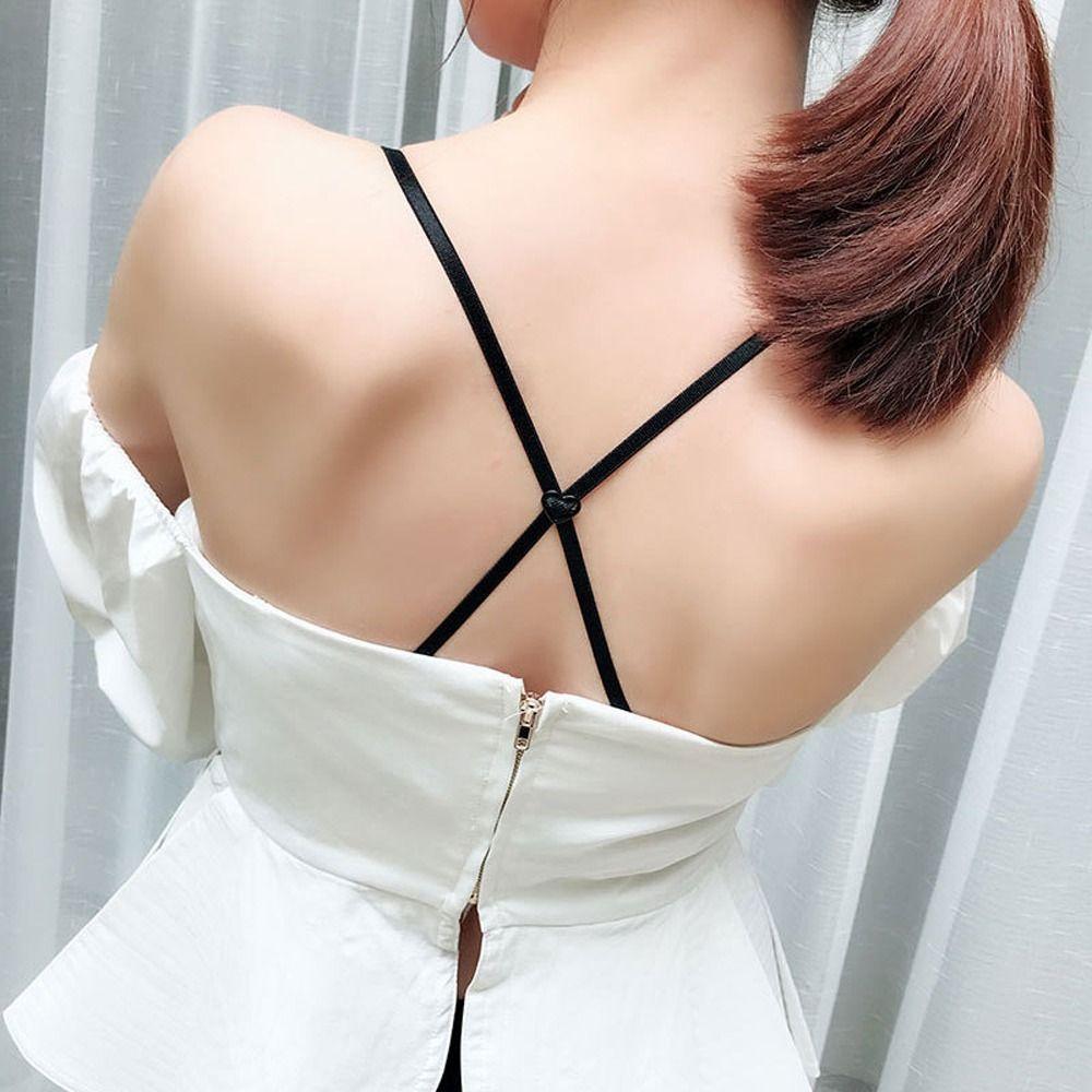 Summer Invisible Wedding Nylon Bra Accessories Women Bra Belt Shoulder Strap Brassiere Straps