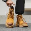 Мужские ботинки Мартин 2024 новые ботинки цвета ревеня британский стиль высокие берцы крутые не плохие рабочие ботинки челси короткие ботинки 26334-J