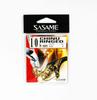 Sasame F-721 Chinu Ringed Offset Hook Gold Размер 1/0 (0678)