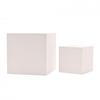 Set of 2 Wooden Display Blocks 10cm and 15cm