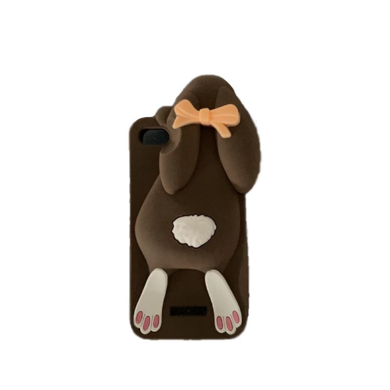Силиконовый чехол для телефона с кроликом для iPhone 4 с защитой от падений для девочек