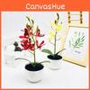 Potted Simulated Phalaenopsis Artificial Artificial Flower Ornament Desktop