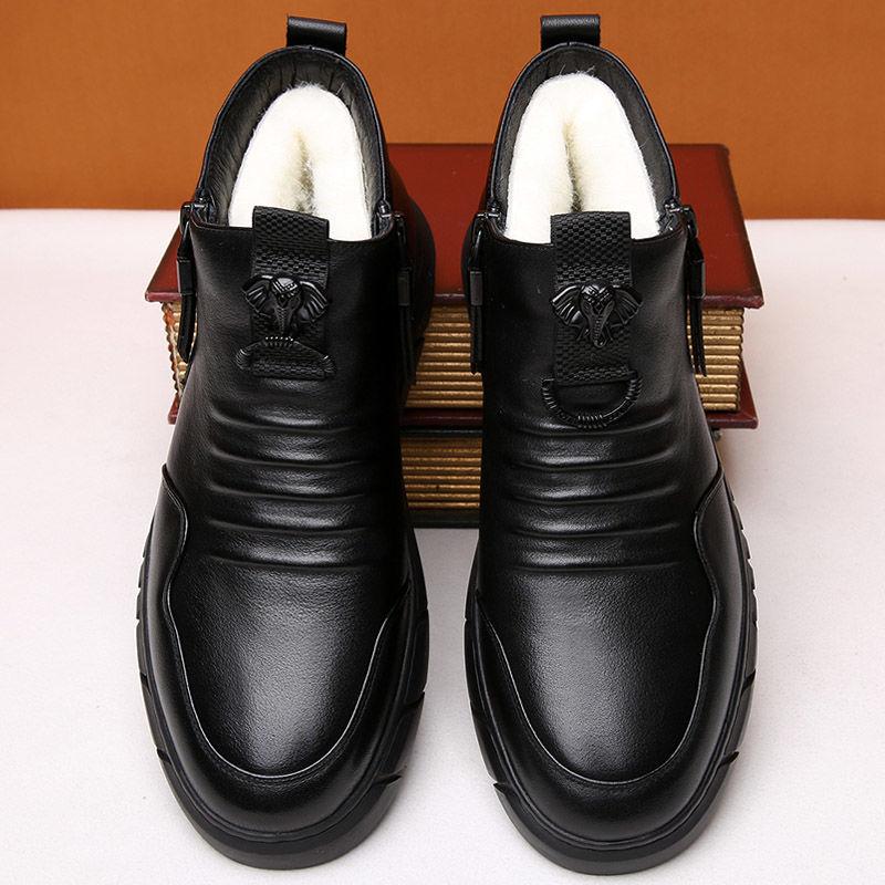 Новые зимние ботинки с защитной и износостойкой подошвой Мужские ботинки Теплые и удобные зимние походные ботинки Большого размера