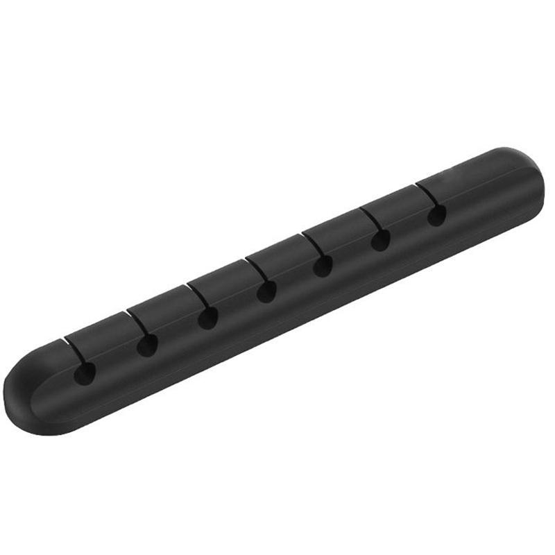 Кабельный органайзер Силиконовый USB-кабель Настольный аккуратный зажим для проводов Держатель кабеля для телевизора