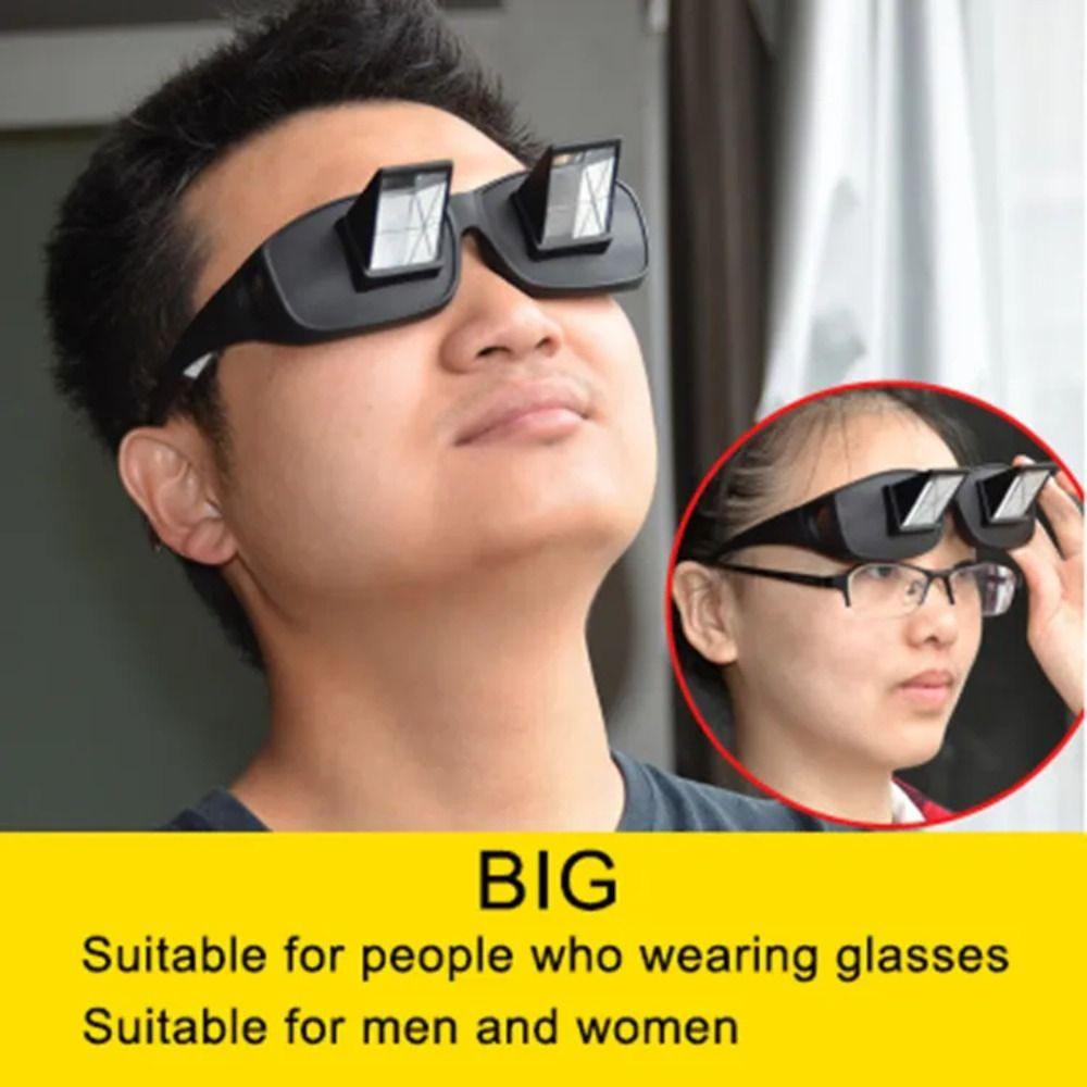 Horizontal Type Reading Glasses Creative Lying Down View Fashion Lazy Glasses Men Women